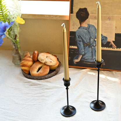 Showin Candlestick Holders Black, 3 Packs Taper Candle Holder for Candlesticks, Candle Sticks Holder Decor for Home Decor