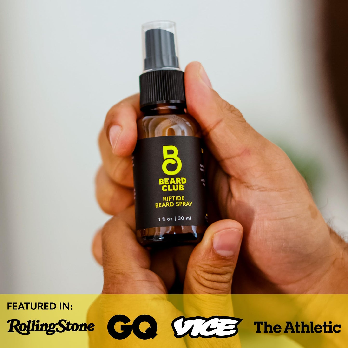 Beard Club - Beard Growth Serum with Natural Castor, Coconut and Avocado to Grow a Thicker, Fuller Beard, Fill in Patches and Stimulate Healthier Facial Hair Growth