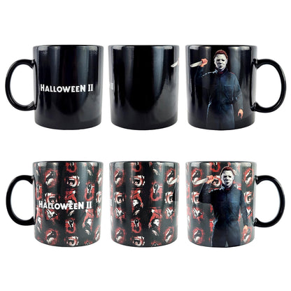 Surreal Entertainment Halloween II Mug Michael Myers Thermal Magic Scene Changing 15 oz Tea Coffee Cup