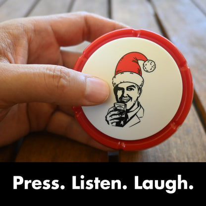 Klassic Studios Christmas Jokes Button. 101 pre-Loaded Jokes, Secret Santa and Kris Kringle.