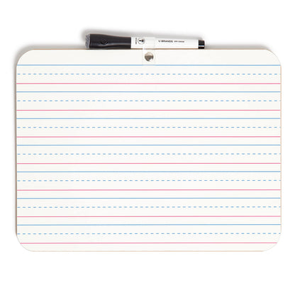 U Brands Dry Erase Lap Board, Double Sided, 9" x 12" Inches, Dry Erase Marker Included, Small White Board, 1 Count