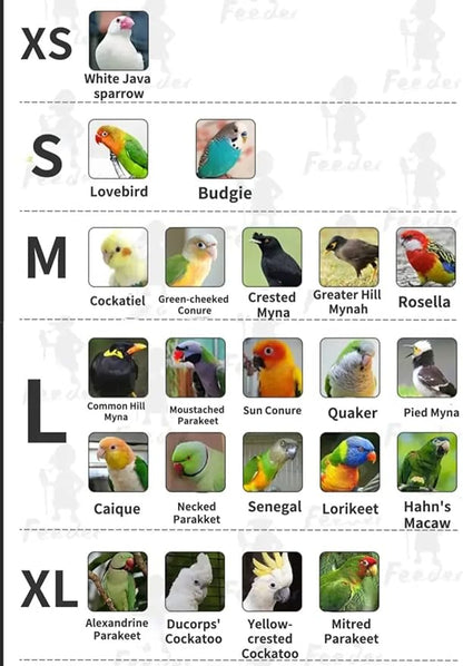 Bird Costume Bird Flight Suit Bird Clothes Cosplay Photo Prop for Parrots Parakeet Cockatiel Sun Conure, Bird Hoodie Small Animals Apparel (Black, Large)