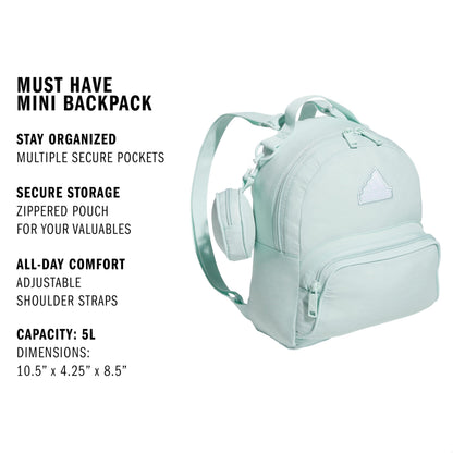 adidas Mini Backpack for Women – Small Bag for Travel, Gym, Festival & More