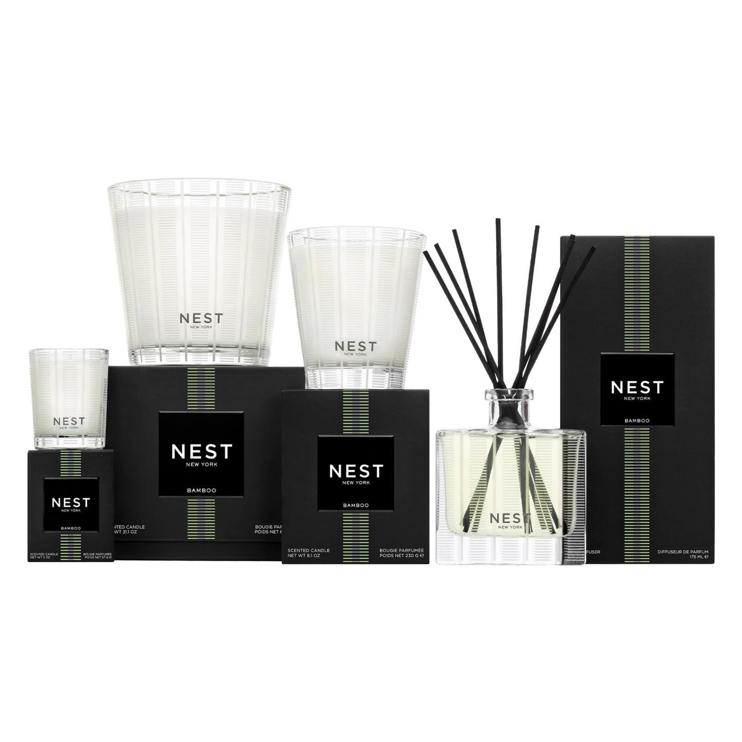 NEST New York Reed Diffuser Liquid Refill, Sicilian Tangerine - 5.9 fl oz - Fragrance for Up to 90 Days - Flame Free