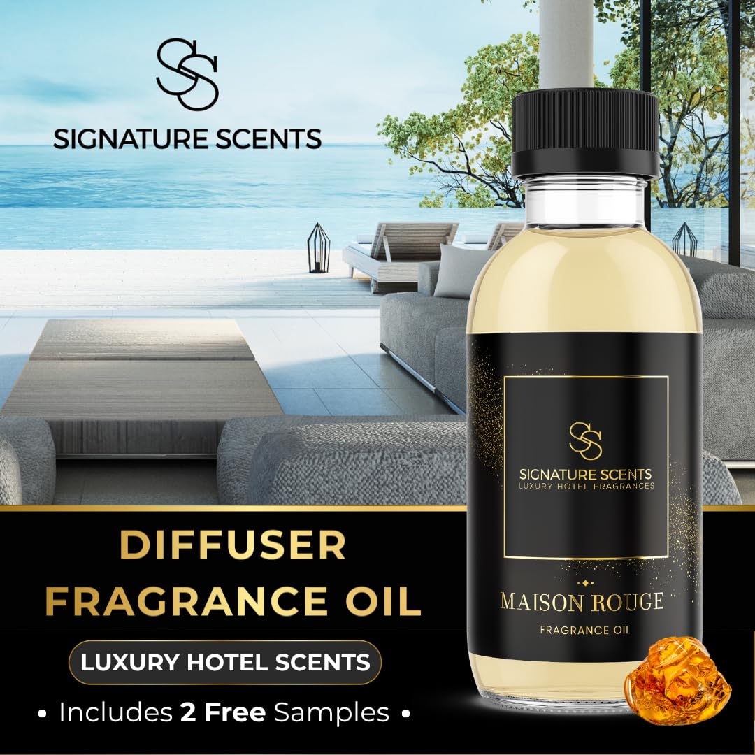 Luxury Hotel Diffuser Oil for Hotels and Homes - Aromatherapy Oils for use with an Essential Oil Diffuser at Home - Fragrance-Scent Diffuser Oil Blend (Winter Spruce) 4.05fl oz (120ml)