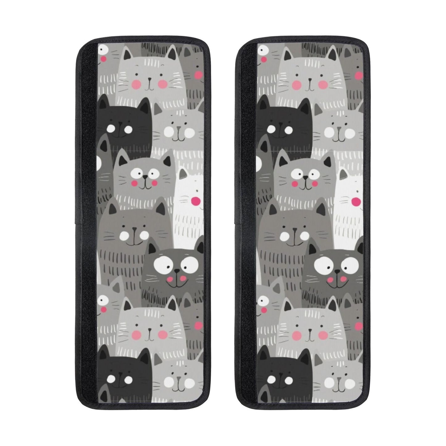 TREJUKY Cat Pattern Refrigerator Door Handle Covers Protective Electrical Kitchen Decor Appliances Gloves Fridge Microwave Dishwasher Door Protector- Catches Drips,Smudges&Fingerprints Dust 2 Pcs