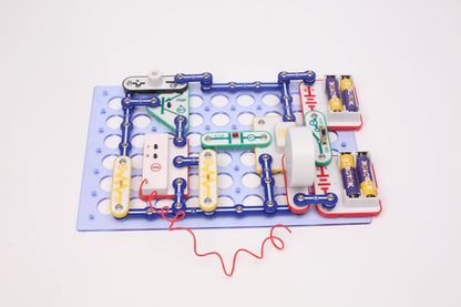 STEM Electronics Circuit Kit for Kids, Over 403 Projects, DIY Electronic Building Blocks, Science Experiment Kit, Educational Toy for Ages 8+ (Mixed Color, 403)