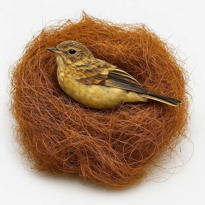 Premium Coconut Fiber for Bird Nests - Canary Nesting Material Coconut Bird Nest Finch Coconut Fiber Loose Bedding Substrate for Laying Eggs,Resting Materials, Hummingbird Parakeet 40g/1.4 oz