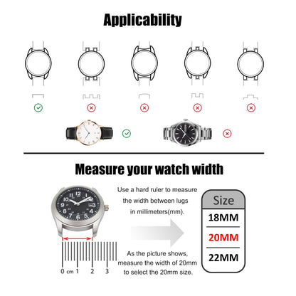 AMHUGE Lizard Grain Watch Strap Black and Brown Calf Genuine Leather 12mm 14mm 16mm 18mm 19mm 20mm 21mm Watchband Thin Soft Watch Band For Woman or Man (Brown(Gold Buckle), 18mm)