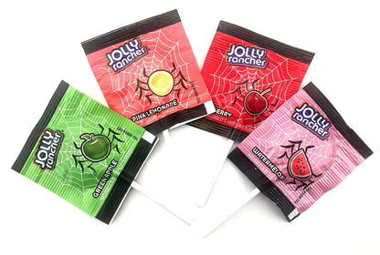 Halloween JollyRanchr Flat Lollipops – Assorted Fruit Flavors, 150 Count Bag (34.2 oz) – Party Favors, Trick-or-Treat Candy, Halloween Gifts