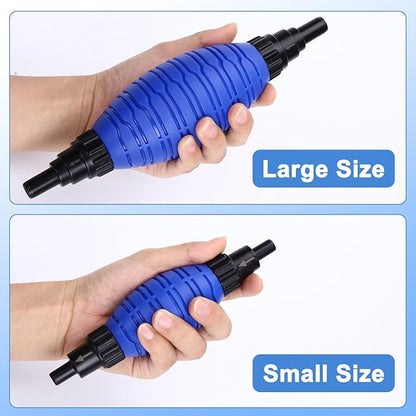 fishkeeper Siphon Ball Pump Head Replacement – 256GPH High Pressure Quick Start Vacuum Pump, Compatible with FK018 and Most Manual Aquarium Gravel Cleaners for Easy Water Change (Large)