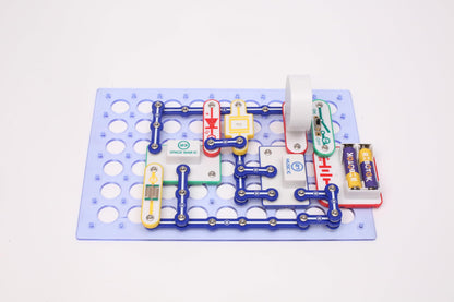 STEM Electronics Circuit Kit for Kids, Over 403 Projects, DIY Electronic Building Blocks, Science Experiment Kit, Educational Toy for Ages 8+ (Mixed Color, 403)