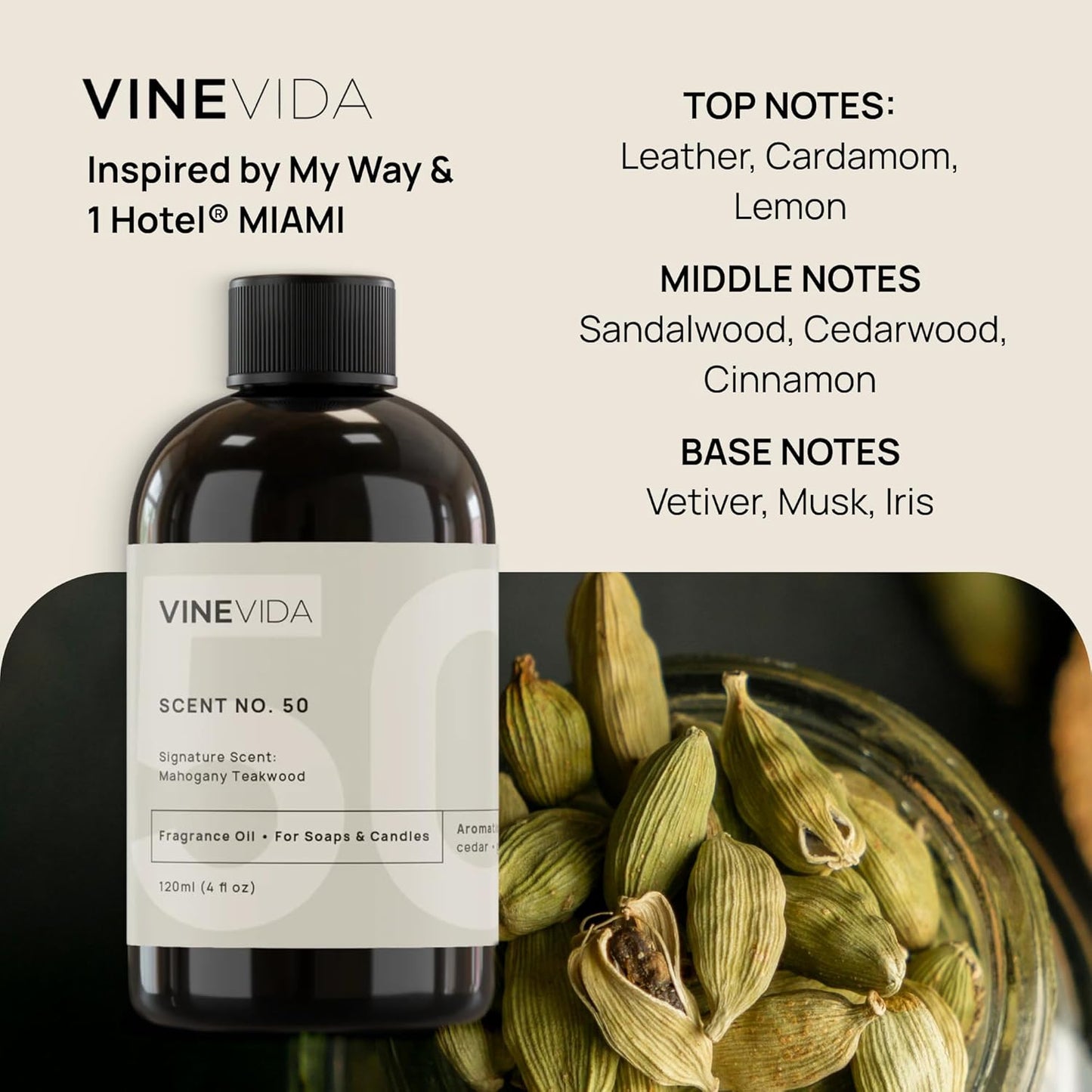 VINEVIDA [32 Fl Oz] Scent № 1000 Inspired by My Way Diffuser Oil; Hotel Scents for Cold Air Diffuser - Waterless Diffuser Oil