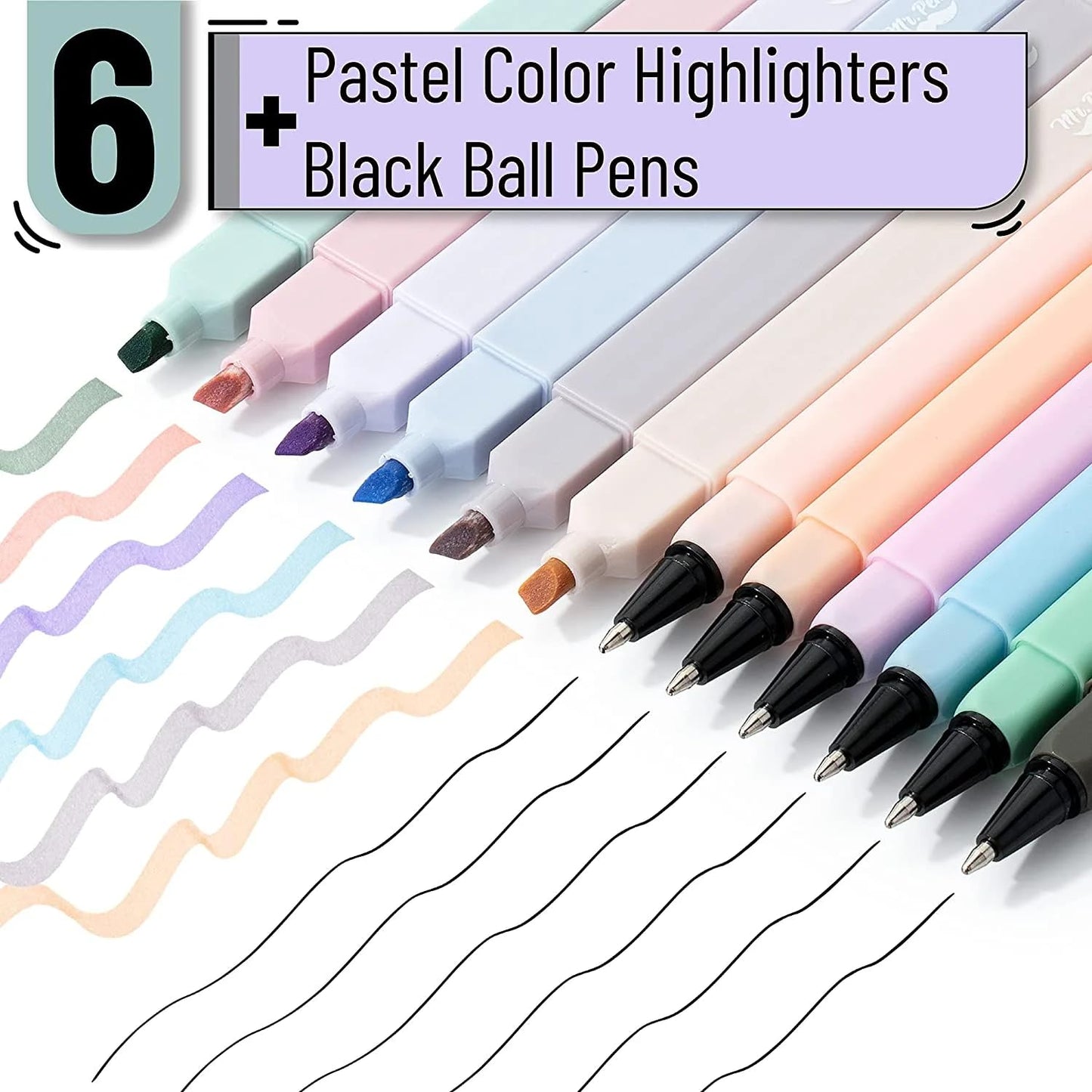 Mr. Pen- ESV Journaling Bible Gift Set for Women, 5-in-1 Note Taking Bundle, Aesthetic Highlighters Pens No Bleed, Tabs, Transparent Sticky Notes, Reading Tracker, Bible Study Accessories
