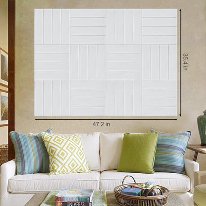 Large Cork Board Alternative 48" X 36" Bulletin Board - 12 Pack Removable Felt Wall Tiles, Cork Wall Tiles Bulletin Board Home Office Essentials - Warm White