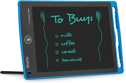 Mafiti LCD Writing Tablet 8.5 Inch Electronic Writing Drawing Pads Portable Doodle Board Gifts for Kids Office Memo Home Whiteboard Blue