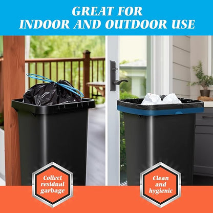 20 Gallon Large Drawstring Trash Bags 120 Counts, Fit 20-21 Gal Trash Can