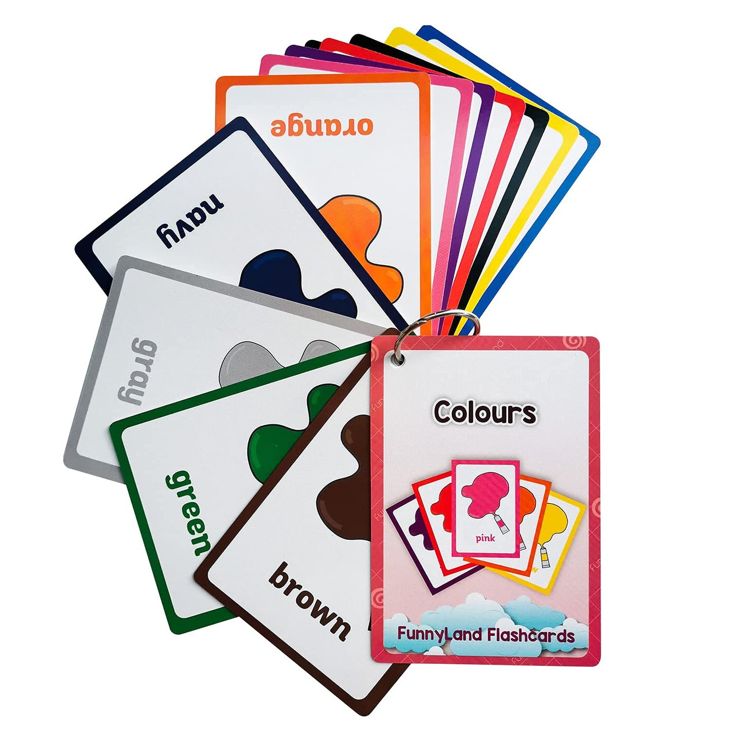 Lilias Flash Cards - English Words Pocket Card for Toddlers, Learning Toys, Supplies for Kindergarten Preschool, 26 Themes Set, 771 Cards