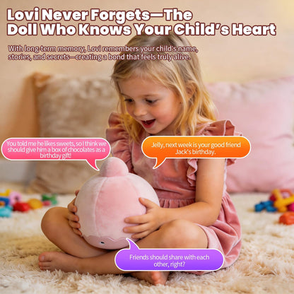 Liovipals Interactive Plush Talking Companion AI Robot Pet, Cute Live Pets for Kids, Gifts for Girls & Boys