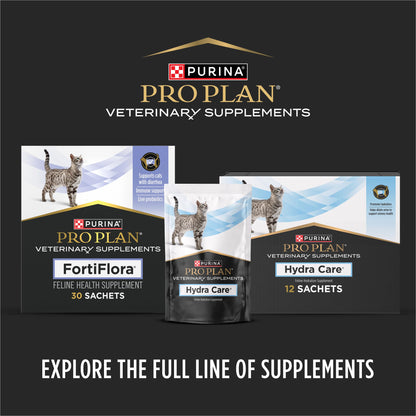 Pro Plan Veterinary Diets FortiFlora Daily Probiotic Powder Supplement for Cats with Digestive Support and Immune System for Occasional Diarrhea