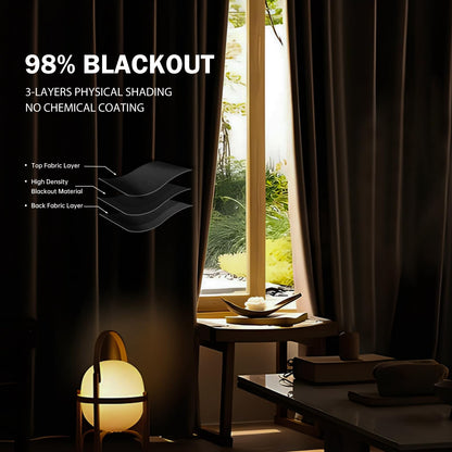 cbsroro Room Divider Ceiling Mounted Curtains Track Sets Extra Wide Blackout Curtain Flexible Tracks for Bedroom Privacy Partition Separator, 1 Panel Black Drape and White Rail, W8.3 x H8ft