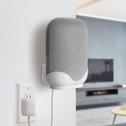 LeongLzt Ouligei Google Nest Audio Speaker Wall Mount/Bracket, in-Built Cable Management System & Easy Installation Speaker Holder Shelf Stand - Elegant & Durable Space Saving Accessory