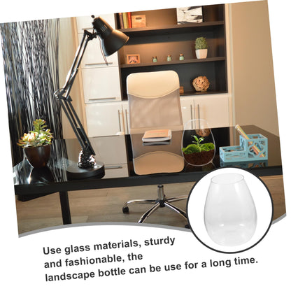 SOLUSTRE Glass Planter Bottle Micro Landscape DIY Bottle Plant Holder for Terrarium Propagation Vase Plant Terrarium