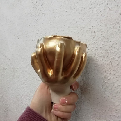 ZMCHE Halloween Mold for Resin, Hand Shape Silicone Mold, Unique Resin Molds -Epoxy Casting Mold for Candle Holders DIY Crafts Home Decoration and Ring Jewelry Storage