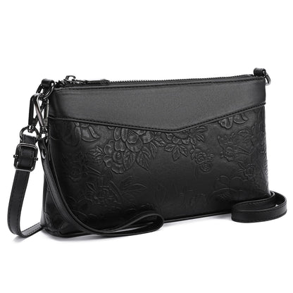 GAEKEAO Small Crossbody Bag for Women Vegan Leather Wristlet Clutch Wallet Purses Shoulder Bag with Adjustable Strap