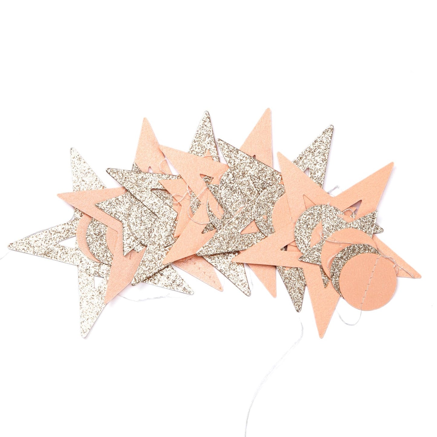 Rose-Gold Peach Star Party-Decoration Garland Lasting Surprise