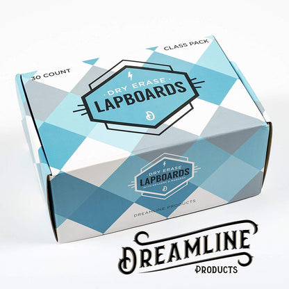 Dry Erase Boards [30pc Double Sided] Lapboards with ClearWipe Coating! Small White Boards - 9" x 12" Mini White Boards for Students, Classroom Teacher Supplies