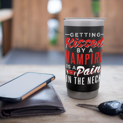 Horror Halloween Vampire Design For Women Stainless Steel Insulated Tumbler