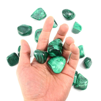 Nvzi Malachite Crystal, Malachite Stone, Crystals for Witchcraft, Crystals and Healing Stones, Chakra Stones(25-45mm)