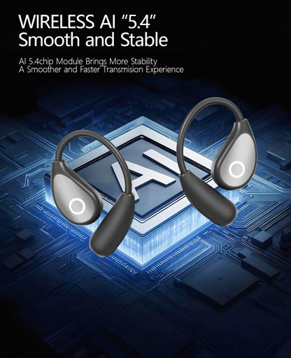 AI Real-Time Translation Earbuds, 144 Languages & Accents, 0.5s Fast Response, 98% Accuracy Language Translator Device for Travel, Business & Learning, Wireless Bluetooth Translator Headset