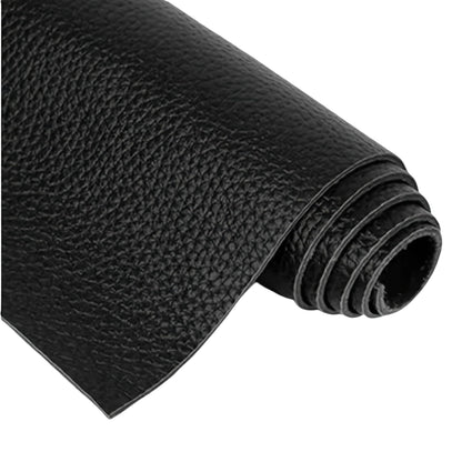 Black Leather, 1.4-2.0mm Thickness for Wallets, Briefcases, Sofa & Stool, Leather Sheets for Crafting (Blacklizhiwen20×40"
