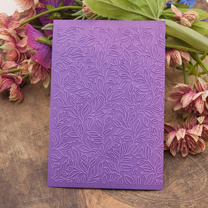 6Pcs Flower Leaf Embossing Folders DIY Craft Paper Card Embossing Template Stencil Paper Card Decorating Mold Plastic Embossing Machine Template for Card Making Scrapbooking Photo Album Decoration