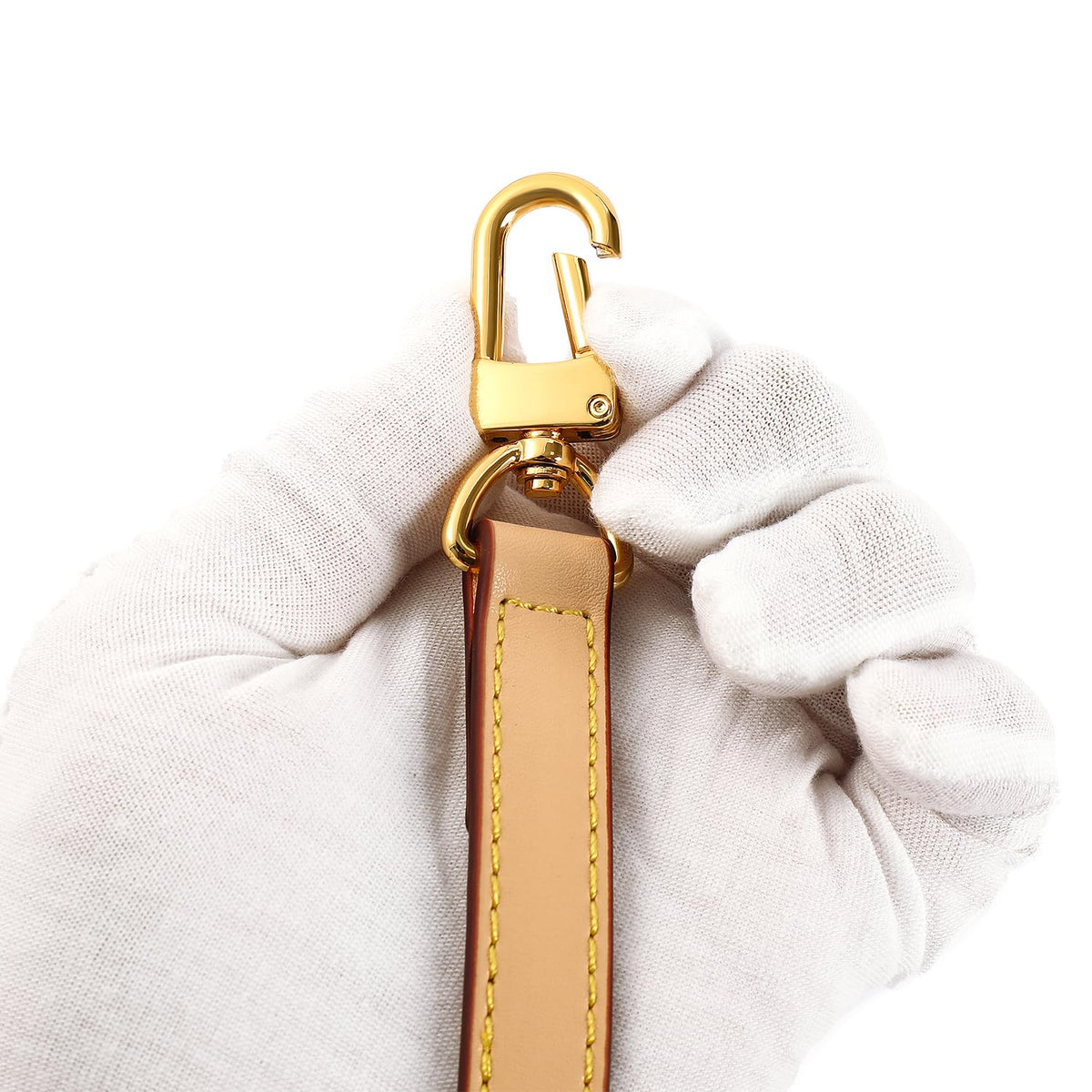 BEUDW Leather Adjustable Shoulder Strap, Used For Replacing Leather Shoulder Strap, Suitable For Handbag Shoulder Strap (width: 0.6in-Beige)