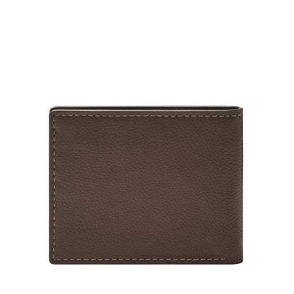 Fossil Carson Leather Bifold Wallet for Men with Flip ID