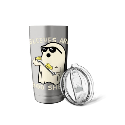 Funny Halloween Ghost Costume Bullshit Sleeves Are boo sheet Stainless Steel Insulated Tumbler