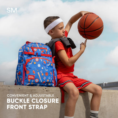 Simple Modern Medium Bluey Toddler Backpack for School Girls and Boys | Kindergarten Elementary Kids Backpack | Fletcher Collection | Kids - 15" tall | Bluey Checkmate