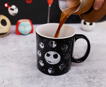 Nightmare Before Christmas Disney The Jack Skellington Moon Phases Ceramic Mug | BPA-Free Large Coffee Mugs and Cups For Beverages, Home & Kitchen Essentials | Halloween Gifts | Holds 20 Ounces