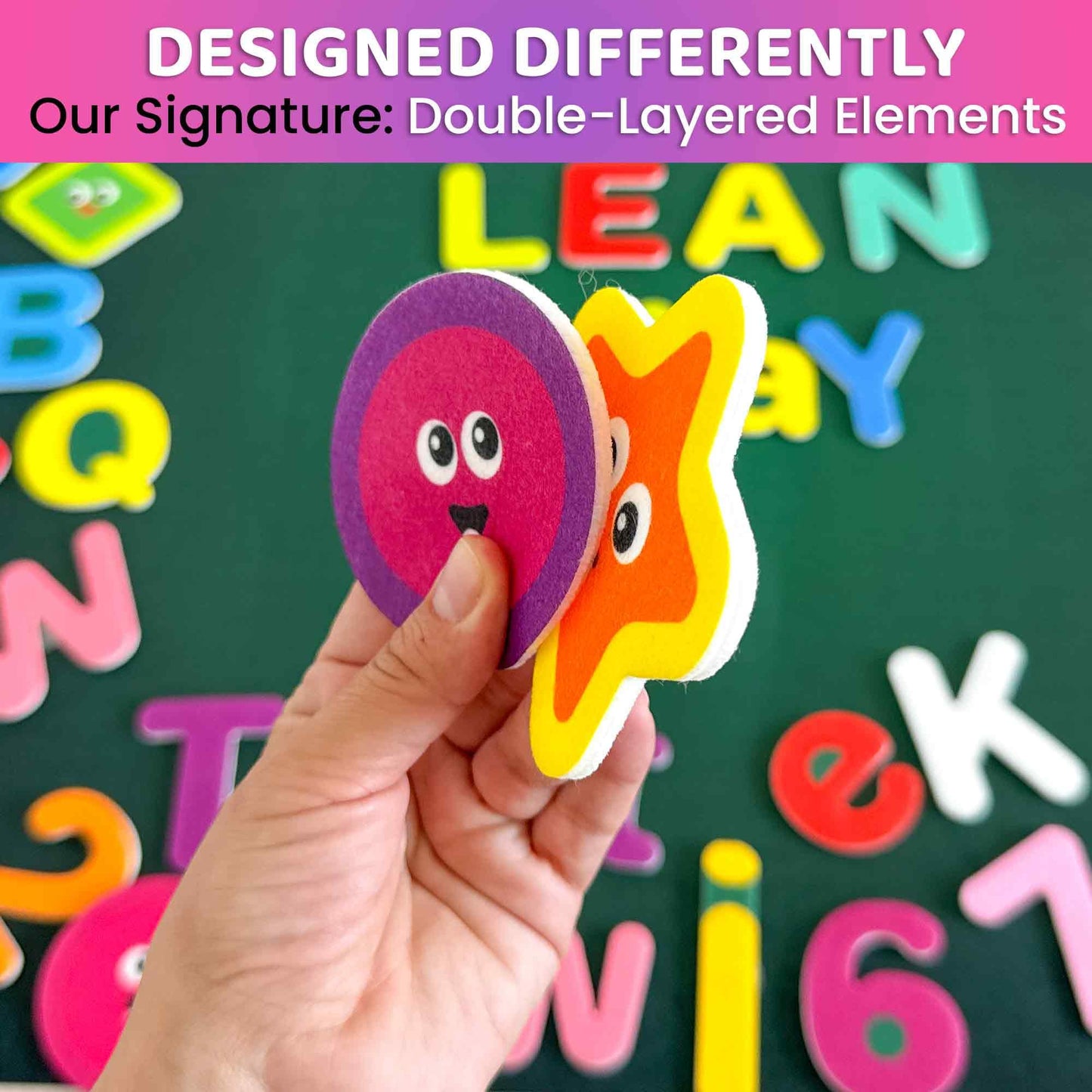 QUOKKA USA Felt Board for Kids 3-5 Years Old - Social Emotional Preschool Learning Activities for Ages 3-5 - Educational Flannel Toy Speech Therapy Gift