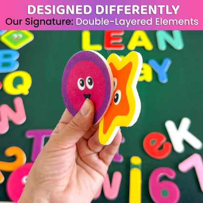 QUOKKA USA Felt Board for Kids 3-5 Years Old - Social Emotional Preschool Learning Activities for Ages 3-5 - Educational Flannel Toy Speech Therapy Gift