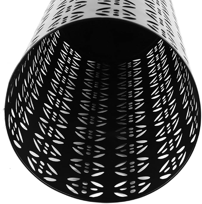 Round Umbrella Organizer Bin, Freestanding Metal Umbrella Holder Umbrella Stand Rack for Entryway, Canes Walking Sticks Holder Rain Collection for Home, Office (Large)