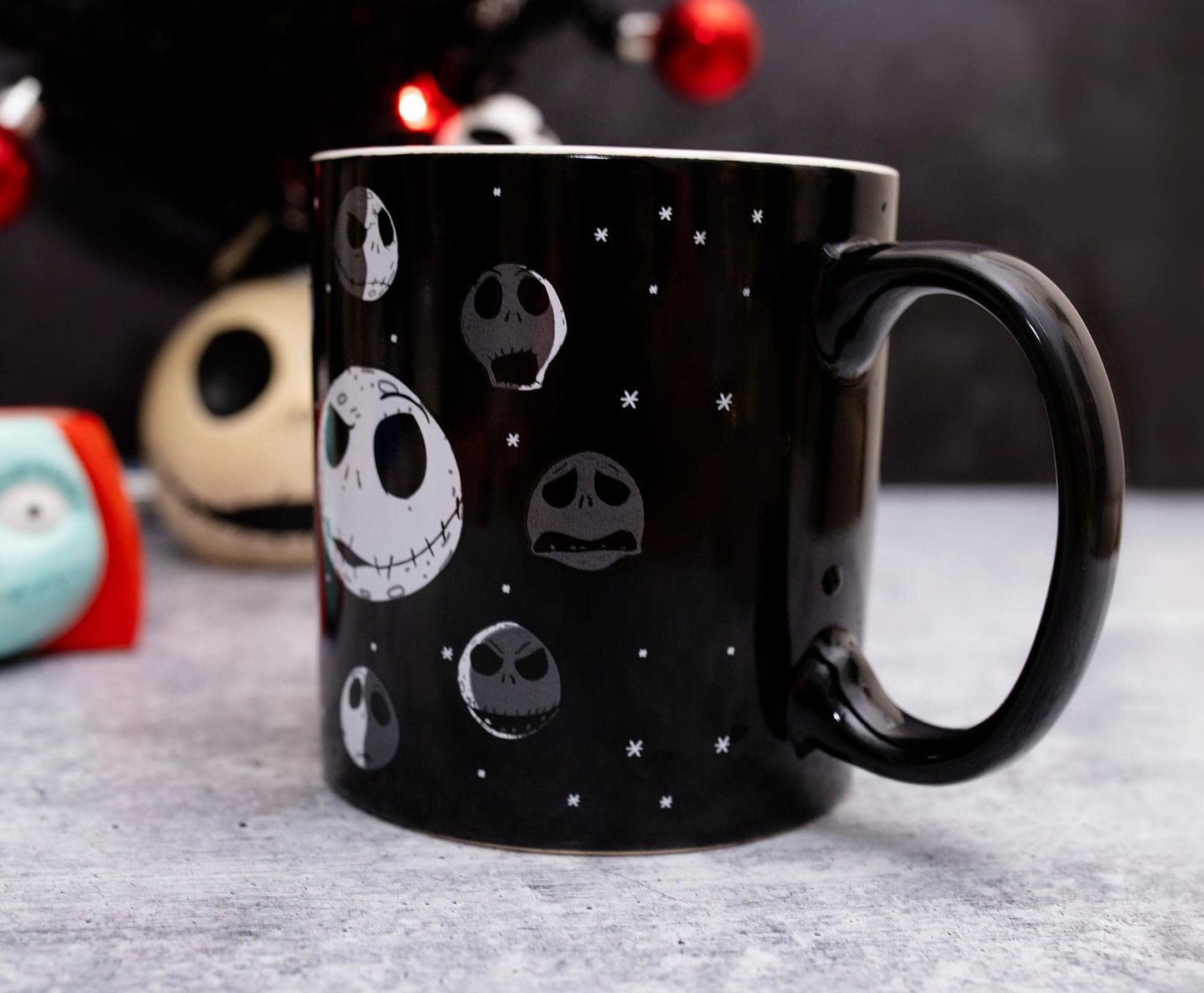 Nightmare Before Christmas Disney The Jack Skellington Moon Phases Ceramic Mug | BPA-Free Large Coffee Mugs and Cups For Beverages, Home & Kitchen Essentials | Halloween Gifts | Holds 20 Ounces