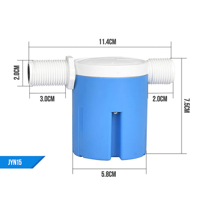 Automatic Water Level Control Valve - Inside Type, Float Valve for Water Tank, Solar Energy, Auto Pot, Aquarium 2PCS (1/2'' Side Inner)