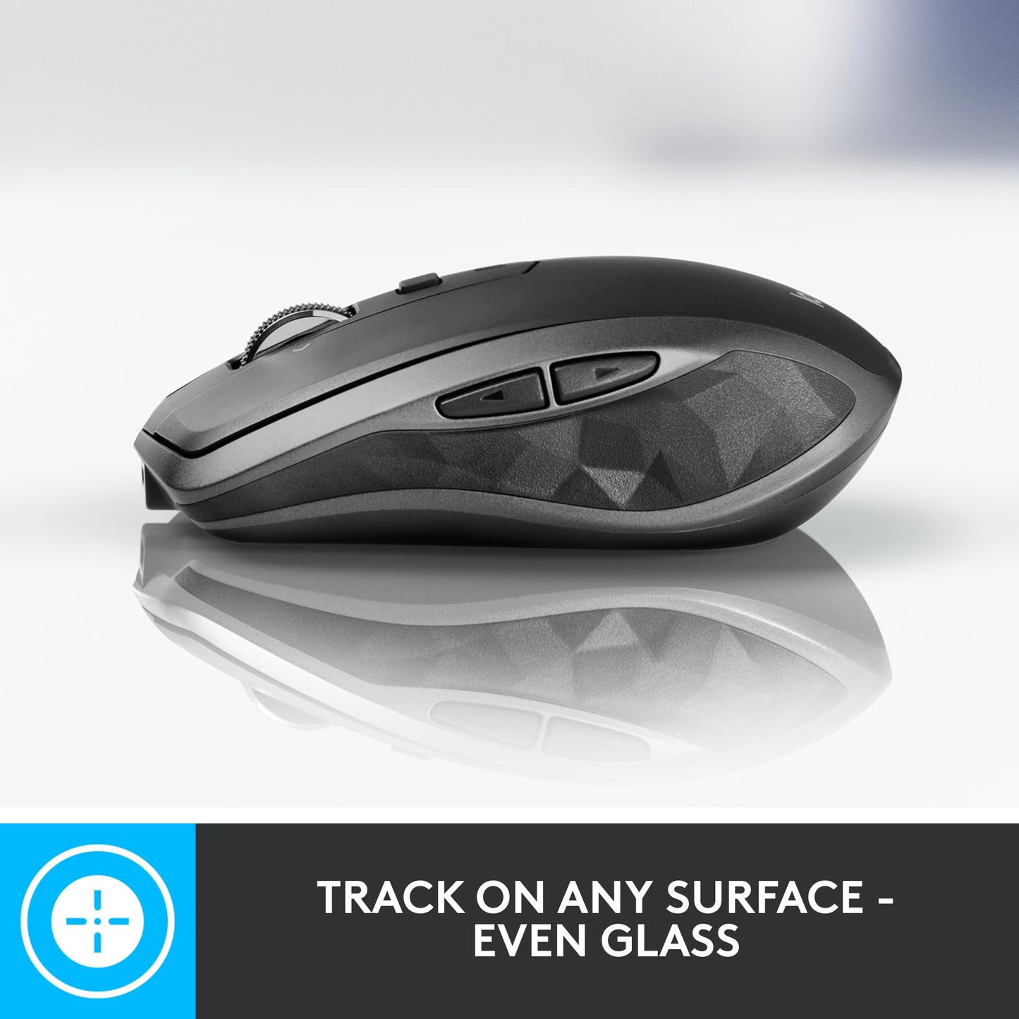 Logitech MX Anywhere 3S Compact Wireless Mouse, Fast Scrolling, 8K DPI Any-Surface Tracking, Quiet Clicks, Programmable Buttons, USB C, Bluetooth, Windows PC, Linux, Chrome, Mac - Rose