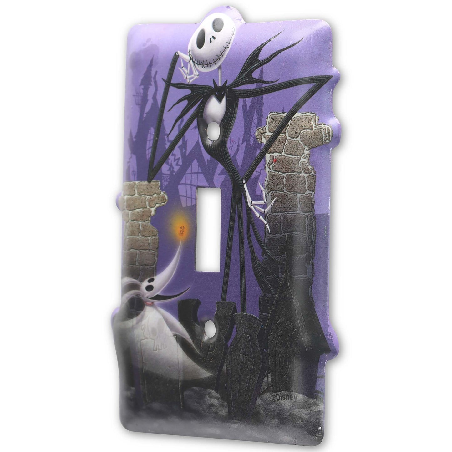 Disney The Nightmare Before Christmas Metal Light Switch Plate - Jack Skellington Switch Plate Decoration for Home