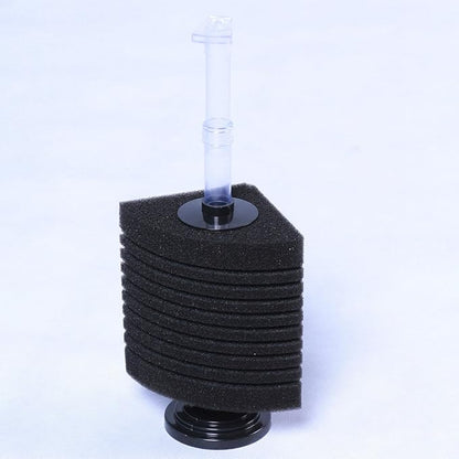 AQUANEAT Aquarium Bio Corner Sponge Filter, for Breeding Shrimp Nano Fish Tank, up to 90Gal