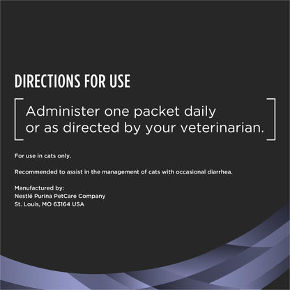 Pro Plan Veterinary Diets FortiFlora Daily Probiotic Powder Supplement for Cats with Digestive Support and Immune System for Occasional Diarrhea